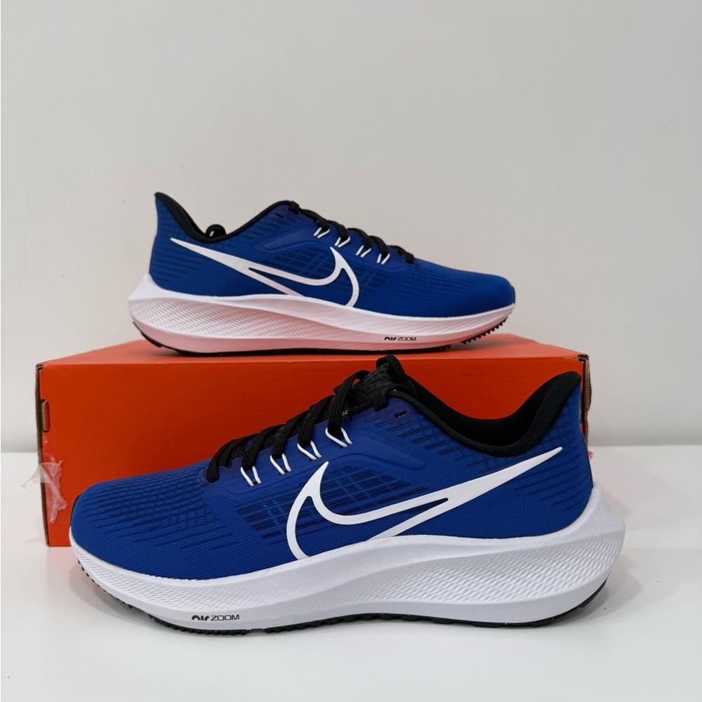 Nike Air Zoom Pegasus 39 Racer Blue Black Sneaker Shoe DH4071 400 Mens Size 7